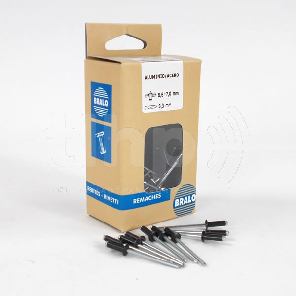 20-40pcs Noir Aluminium Pop Ouvert Creux Rivets Aveugle Grand Cap Feuille  Auto-bouchant Rivet Décoration-8mm, 30Pcs (M4 Noir) : : Bricolage
