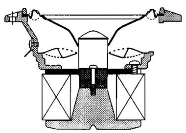 Image Drawing & Mounting (2/2) haut parleur à cône Fostex Haut-parleur large-bande Fostex FE138ES-R, 8 ohm